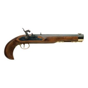 Traditions P1060 Kentucky Pistol Single Shot 50 Cal Percussion 10" Blued Barrel Walnut Grip