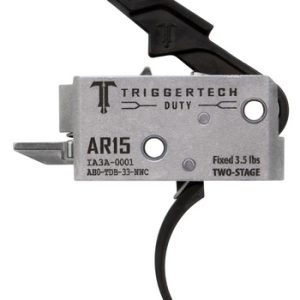 TriggerTech AH0TDB33NNC AR-15 Duty Two-Stage Curved Trigger 3.5 lbs