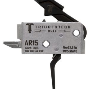 TriggerTech AH0TDB33NNF AR-15 Duty Flat Trigger 3.5 lbs Two-Stage Stainless