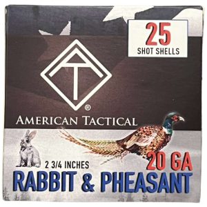 ATI 20ga Game Load 2.75 inch Shotgun Shells - #4 1 oz. 1220 fps 1 Case (10 boxes/250rds) ATIACL20G4C