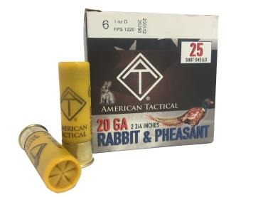 ATI 20ga Game Load Shotgun Shells - 2.75" #6 1 oz. 1220 fps