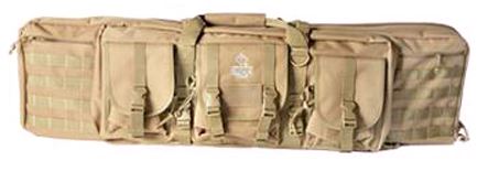 Rukx Gear ATICT36DGT Tactical 36" Double Gun Case Tan 600D Polyester