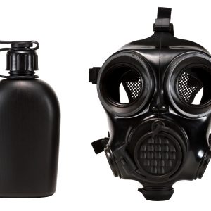 MIRA Safety CM-7M Gas Mask Medium Black CBRN Protection Hydration System