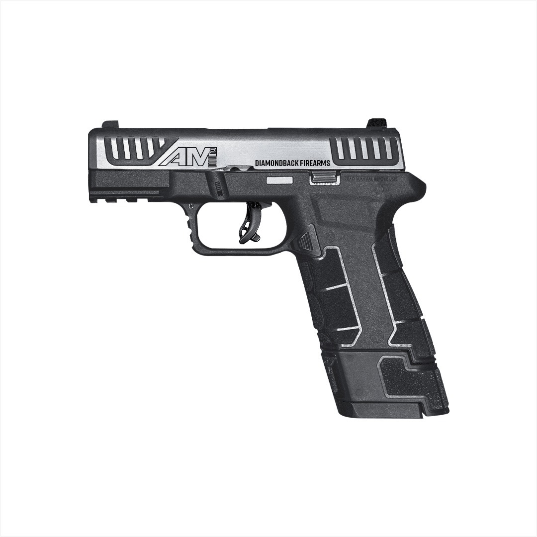 Diamondback DB0300P031 9mm Pistol 12+1/17+1 Black/Stainless 3.5" Barrel