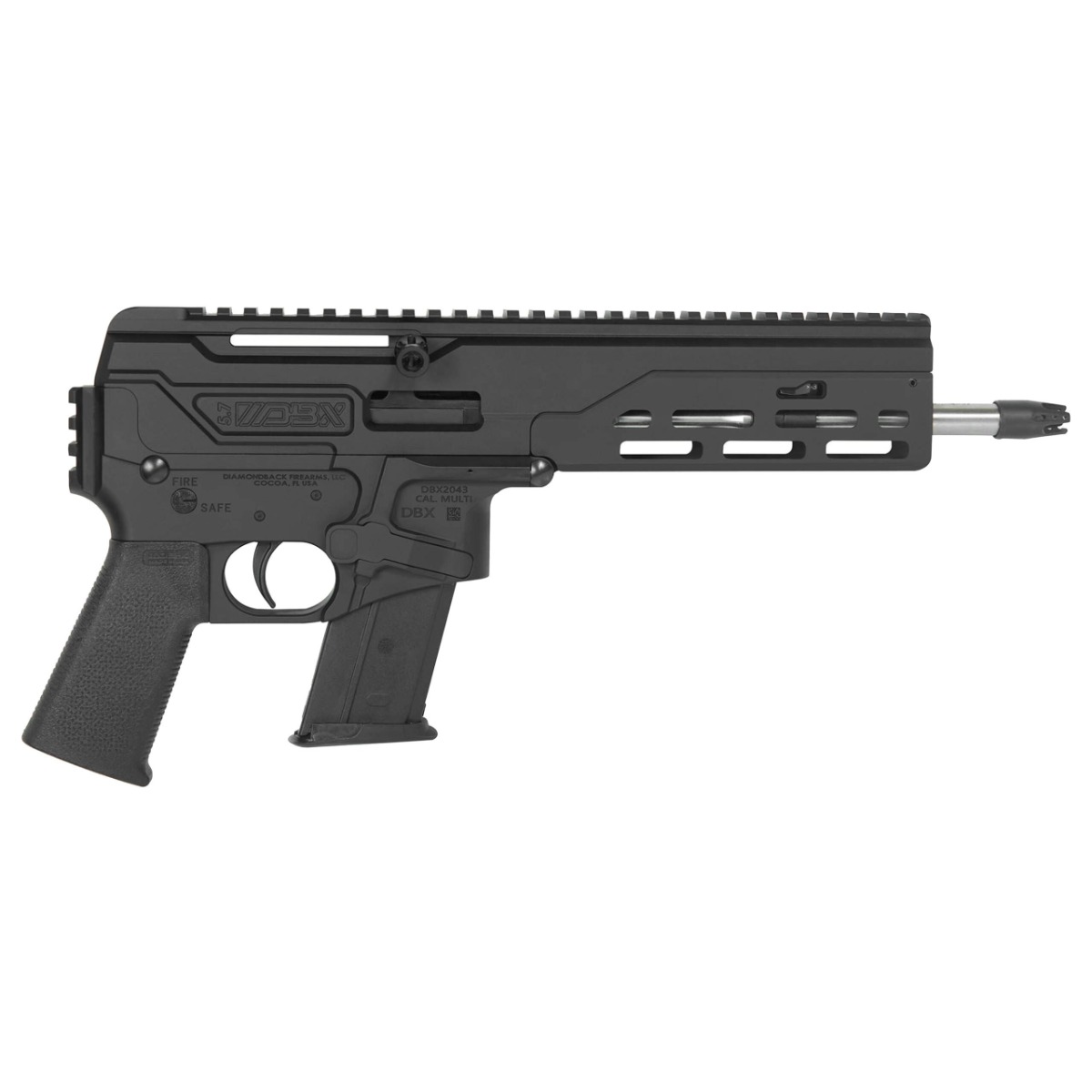 Diamondback DBX57 5.7x28mm Semi-Auto Pistol 8" Barrel Black