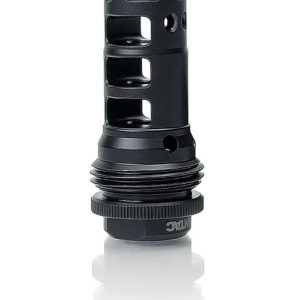 Lantac USA DGN556BASR Muzzle Brake 223/5.56 1/2-28 Nitride Black