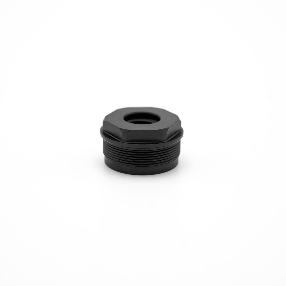 OSS RAD Direct Thread Adapter 1985, 17-4 Stainless Steel, Heat Treated, Black Nitride Finish, Interchangeable 1.125x28 Threads, HUXWRX RAD Fixed Mount