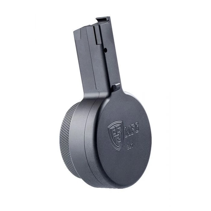 F5 F5-APC/GHM9-BLK 50-Round Drum Magazine for B&T APC9 9mm - Black
