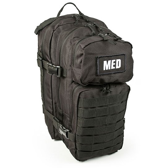 Elite First Aid FA138B Tactical Trauma Kit Black with CPR Shield & Splint
