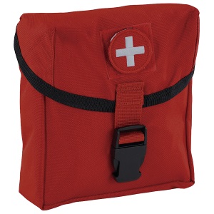 Elite First Aid FA181R-FAK Red Platoon IFAK, MOLLE Compatible Kit
