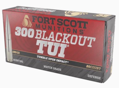 Fort Scott 300-150-SCV2 300 AAC 150GR TUI Solid Copper Ammo 20RD