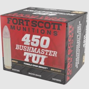 Fort Scott 450BM250SCV 450 Bushmaster 250gr Solid Copper TUI Ammo 20/Box