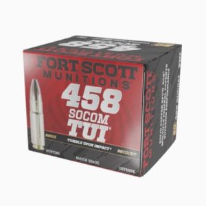 Fort Scott 458-300-SCV2 Rifle Ammo 458 SOCOM 300gr TUI 20rd Copper