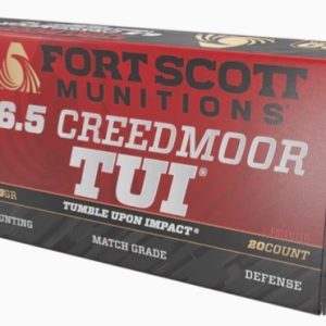 Fort Scott 65CM123SCV11 6.5 Creedmoor 123gr Solid Copper TUI Ammo 20 Rds