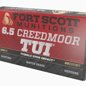 Fort Scott Munitions 65CM130SCV2 6.5 Creedmoor 130gr Solid Copper Ammo