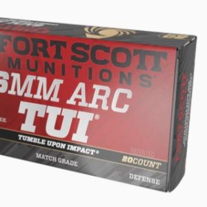 Fort Scott Munitions 6mm Arc Rifle Ammo - 90gr 20rd Box 6ARC-090-SCV2