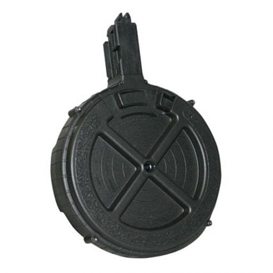GSG Ruger 10/22 Drum Magazine, 110 Rounds, Black