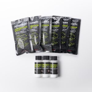 Huxwrx 3203 Suppressor Sauce Refill Kit Black with Carbon Removal