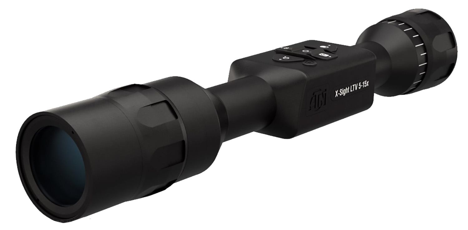 ATN DGWSXS515LTV X-Sight LTV Night Vision Riflescope, 5-15x Magnification, QHD+ M584 Sensor, Obsidian LT Core, 1280x720 HD Display, Weather Resistant