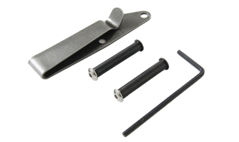 Kel-Tec P11-380S Stainless Belt Clip for P11 Pistol, Right Side Mount