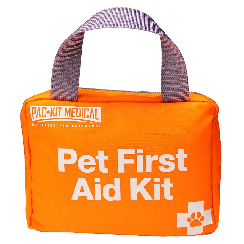 Pac-Kit 96016 Medium Pet First Aid Kit, 38 Pieces, Orange Case