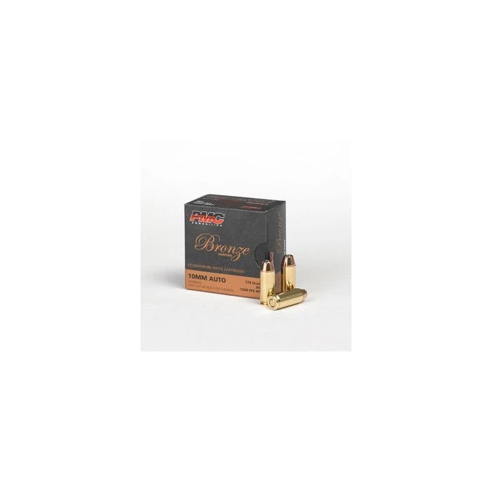 PMC 10B Bronze 10mm Auto 170gr JHP Ammo 25 Rounds
