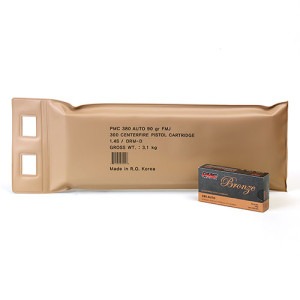 PMC 380A-BP .380 Auto 90GR FMJ Ammo 300 Rounds Battle Pack