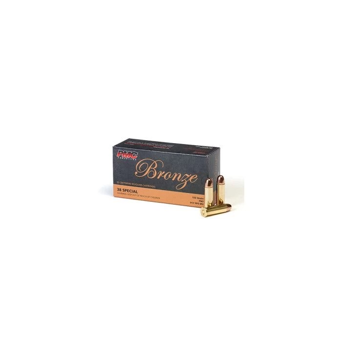 PMC 38G .38 Special 132GR FMJ Ammo 50RD Box