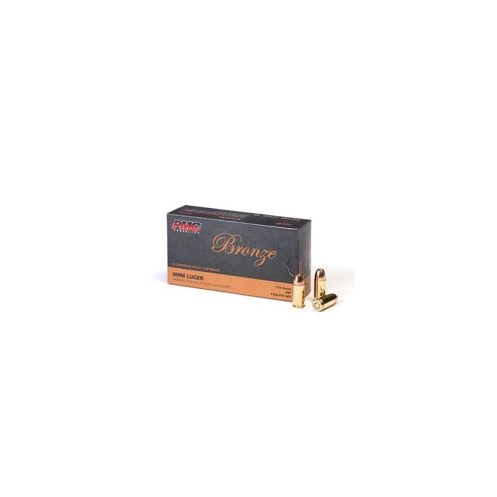 PMC 9B 9mm 115GR JHP Ammo 50ct