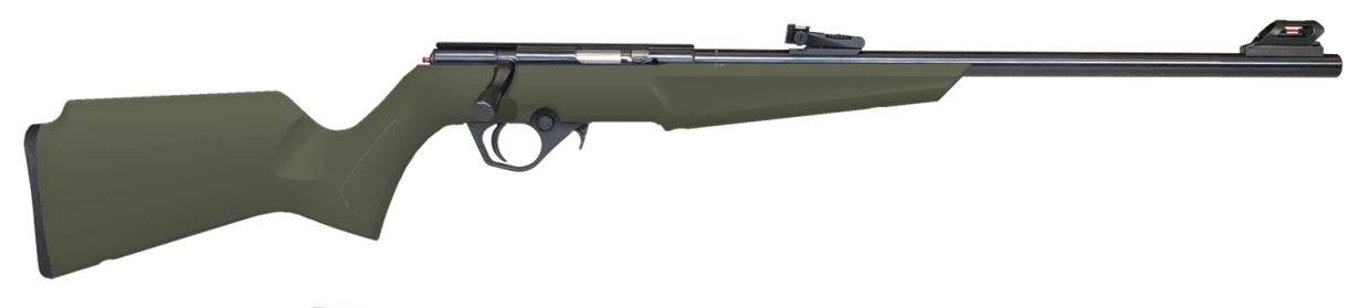RB22L1611OD Rossi Compact Bolt Action Rimfire Rifle - OD Green 22 LR 16.5" Barrel 10rd Synthetic Stock