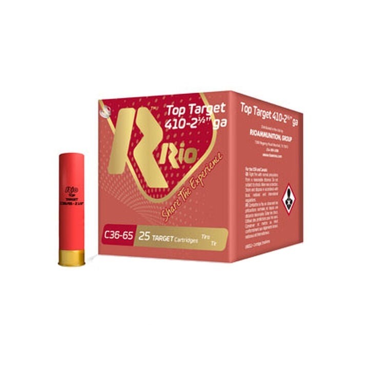 Rio TT410 .410ga 2.5 inch Shotgun Shells - #9 1/2 oz. 1200 fps RC369