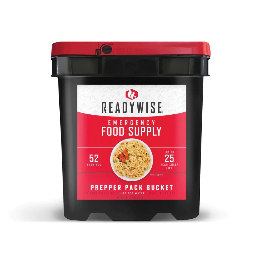 ReadyWise RW01152 Emergency Freeze-Dried Prepper Pack, 52 Servings