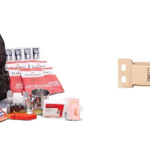 BUNDLE - ReadyWise 64 Piece Survival Backpack w/ PMC Battle Pack Red PMC-223A-BP