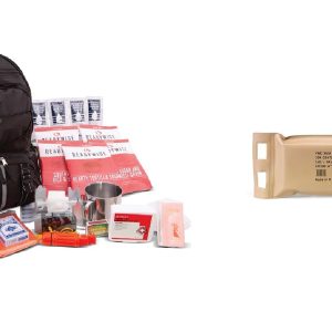 BUNDLE - ReadyWise 64 Piece Survival Backpack w/ PMC Battle Pack Red PMC-9A-BP