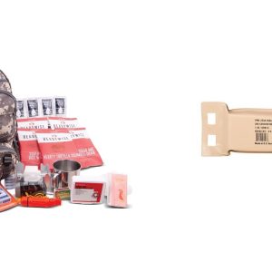 BUNDLE - ReadyWise 64 Piece Survival Backpack w/ PMC Battle Pack Camouflage PMC-223A-BP
