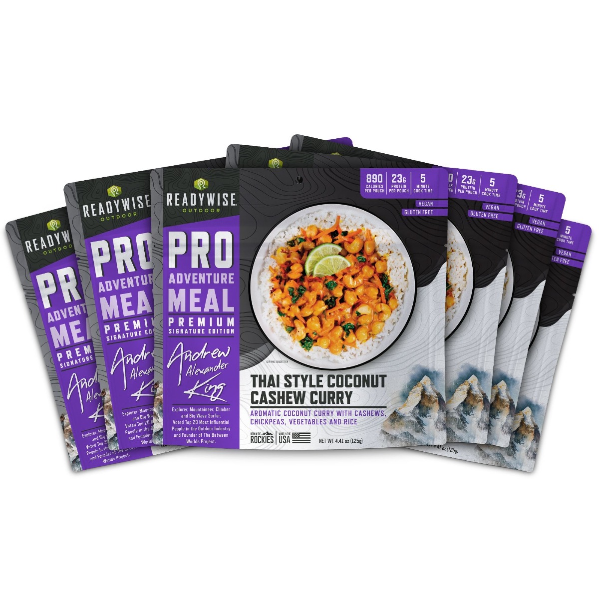 Wise Foods RW05193 Thai Coconut Cashew Curry Outdoor Food Kit 2 Servings