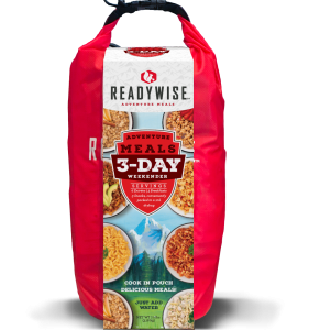 ReadyWise RW05918 3-Day Weekender Food Kit with Dry Bag, 12 Servings