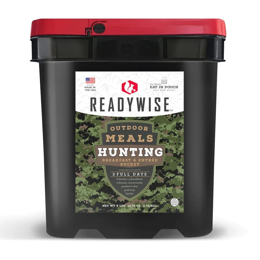 ReadyWise RW05-921 Hunting Bucket 37.5 Servings Lightweight Packable