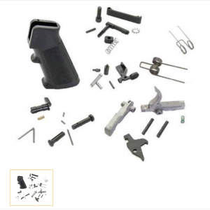 Anderson Manufacturing AR-15 223/5.56 Rifle Lower Parts Kit - Black G2-K421-A000-0P
