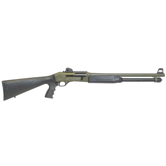 Century Centurion A4 Shotgun - 12 ga. OD Green 5+1 Synthetic Stock SG8871GR-N