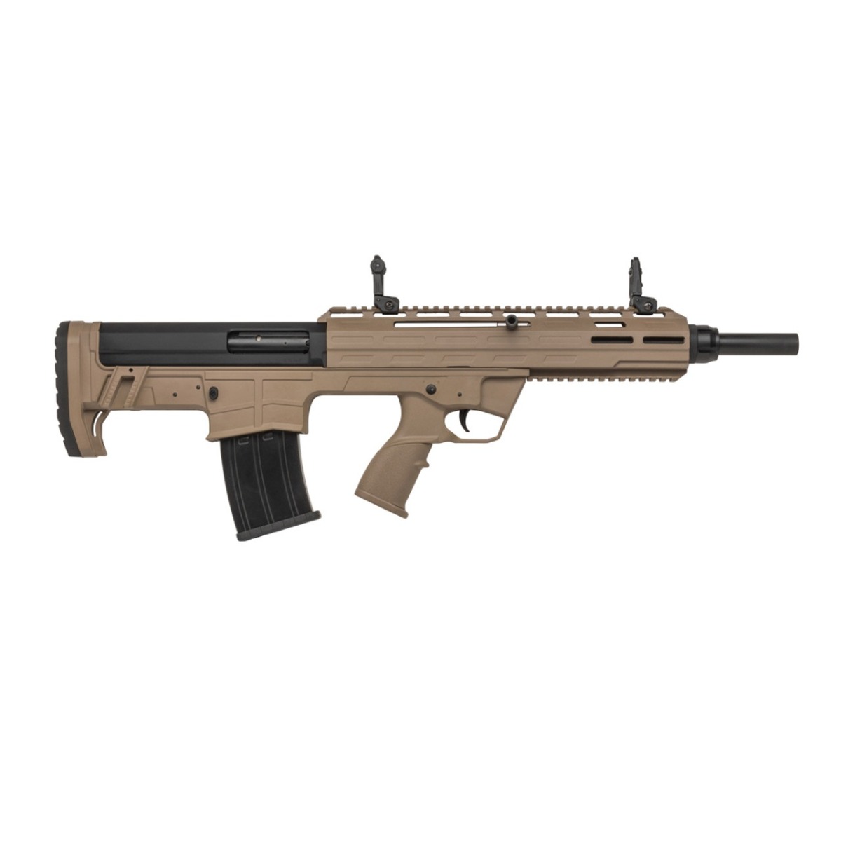 Tokarev TBP 12FDE Bullpup Shotgun: 12 Gauge, 18.5" Barrel, Semi-Auto, Flat Dark Earth Finish, 5-Round Capacity