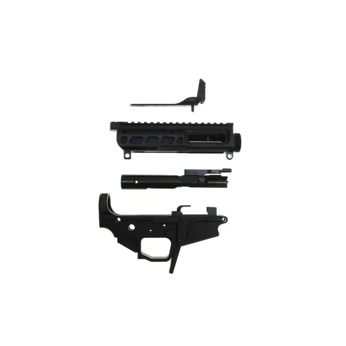 Wraithworks WARSCORP9 Builders Set Black, Side-Charging, 9mm, AR Platform